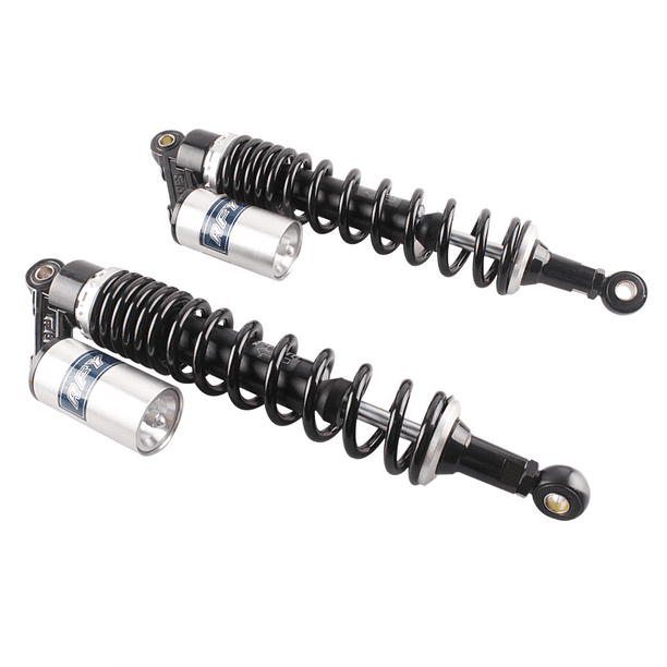 LBWNB Universal 15.75 400mm Motorcycle Air Shock Absorber Rear Fit for Yamaha Fit for Suzuki RM125 Kawasaki ATV Four-Wheeled ATV,Air Shock Absorber Rear Suspension Shock Absorbers Color : Black 